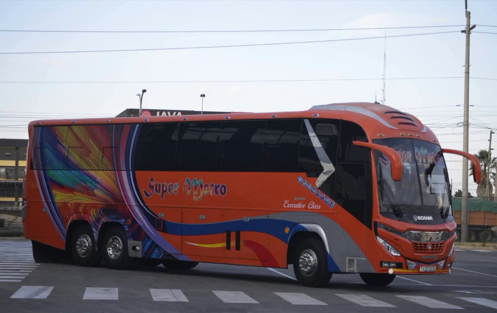 Super Metro coach on the Kampala to Juba route
