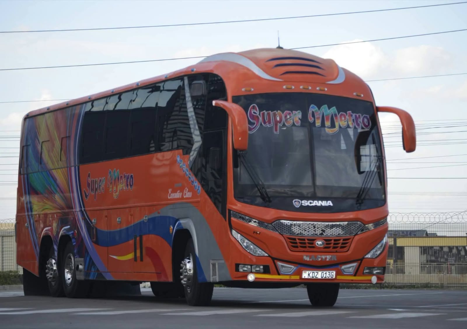 Super Metro coach on the Nairobi to Juba route